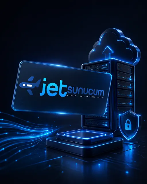 JetSunucum kurumsal sunucu altyapısı — KVM sanal makine, NVMe depolama ve güvenlik katmanı